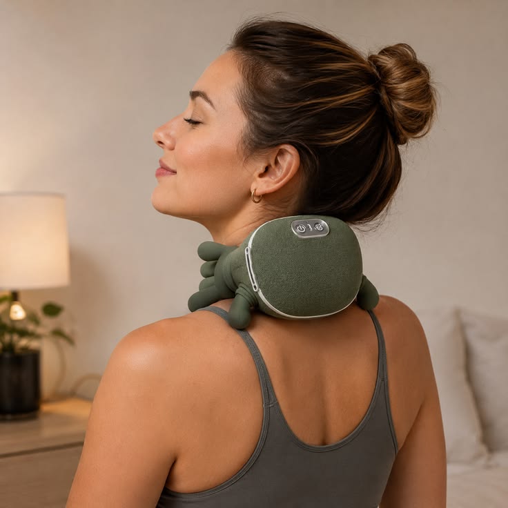 Masajeador Cervical 4D con Calor Terapéutico